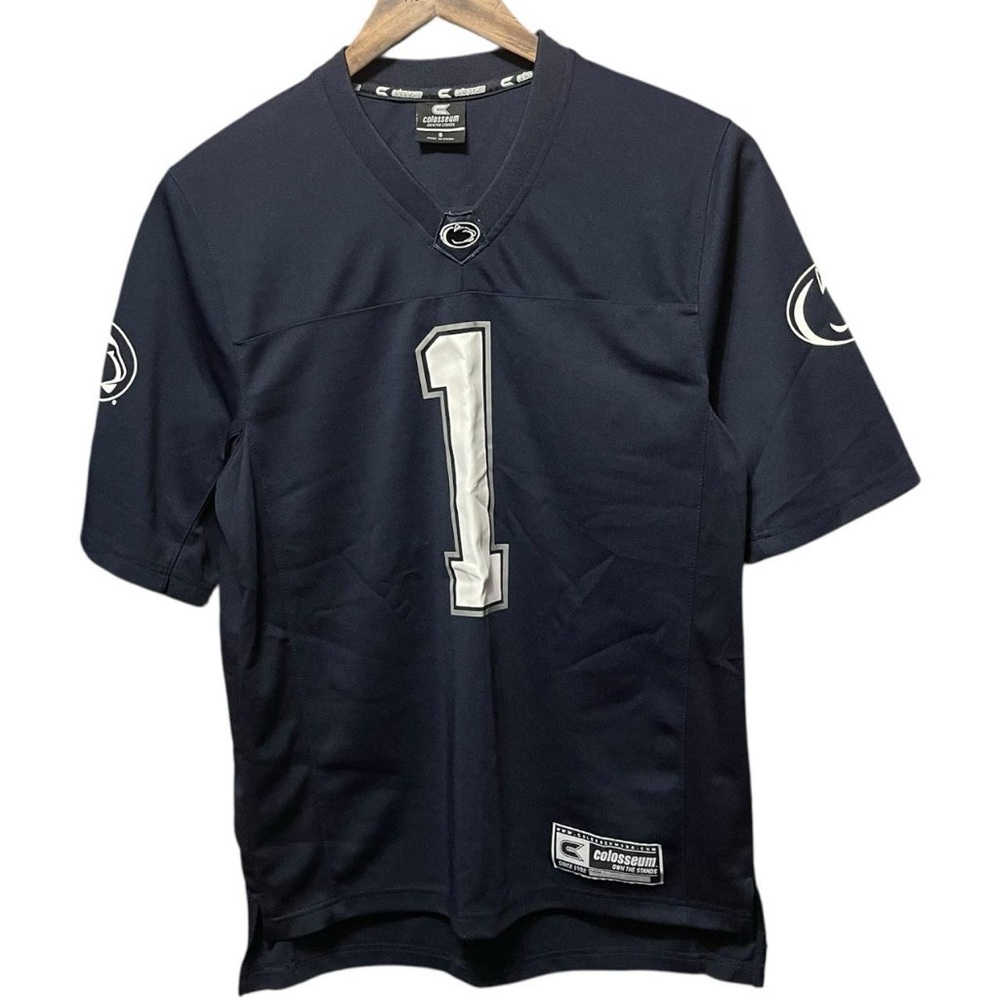 navy Penn State university Nittany Lions college sports vintage 2000s jersey top